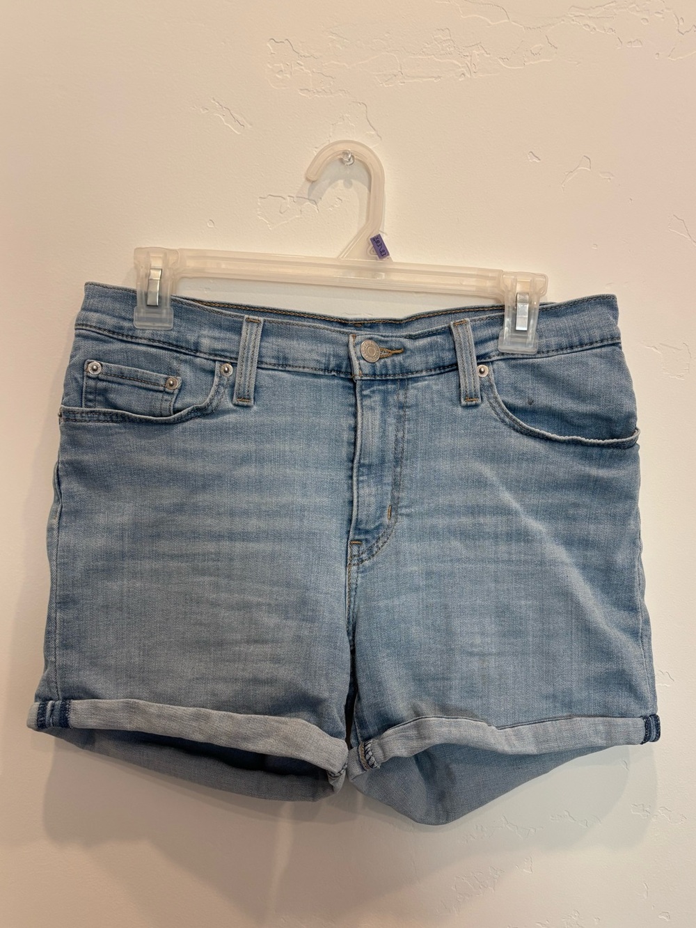 Levi’s Classic Light Wash Denim Shorts